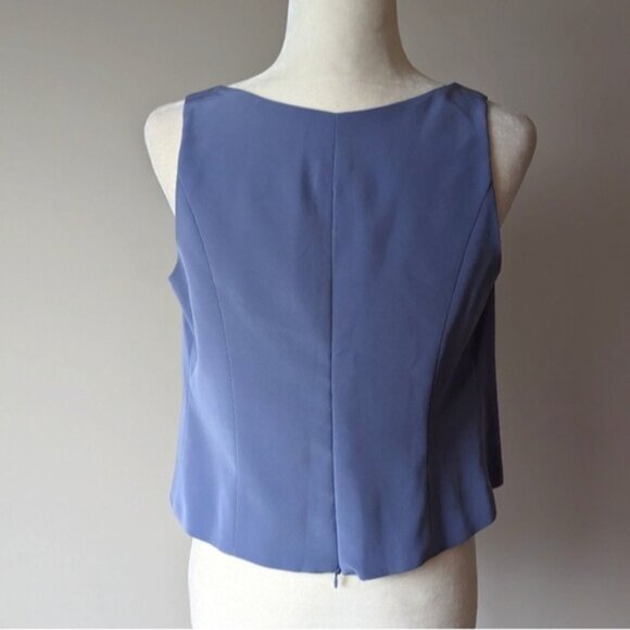 Lilac purple satin jewelled two piece blazer set - Picture 3 of 9